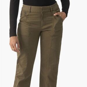Sanctuary Sahara Tapered Women's Cropped Pants in Olive Green